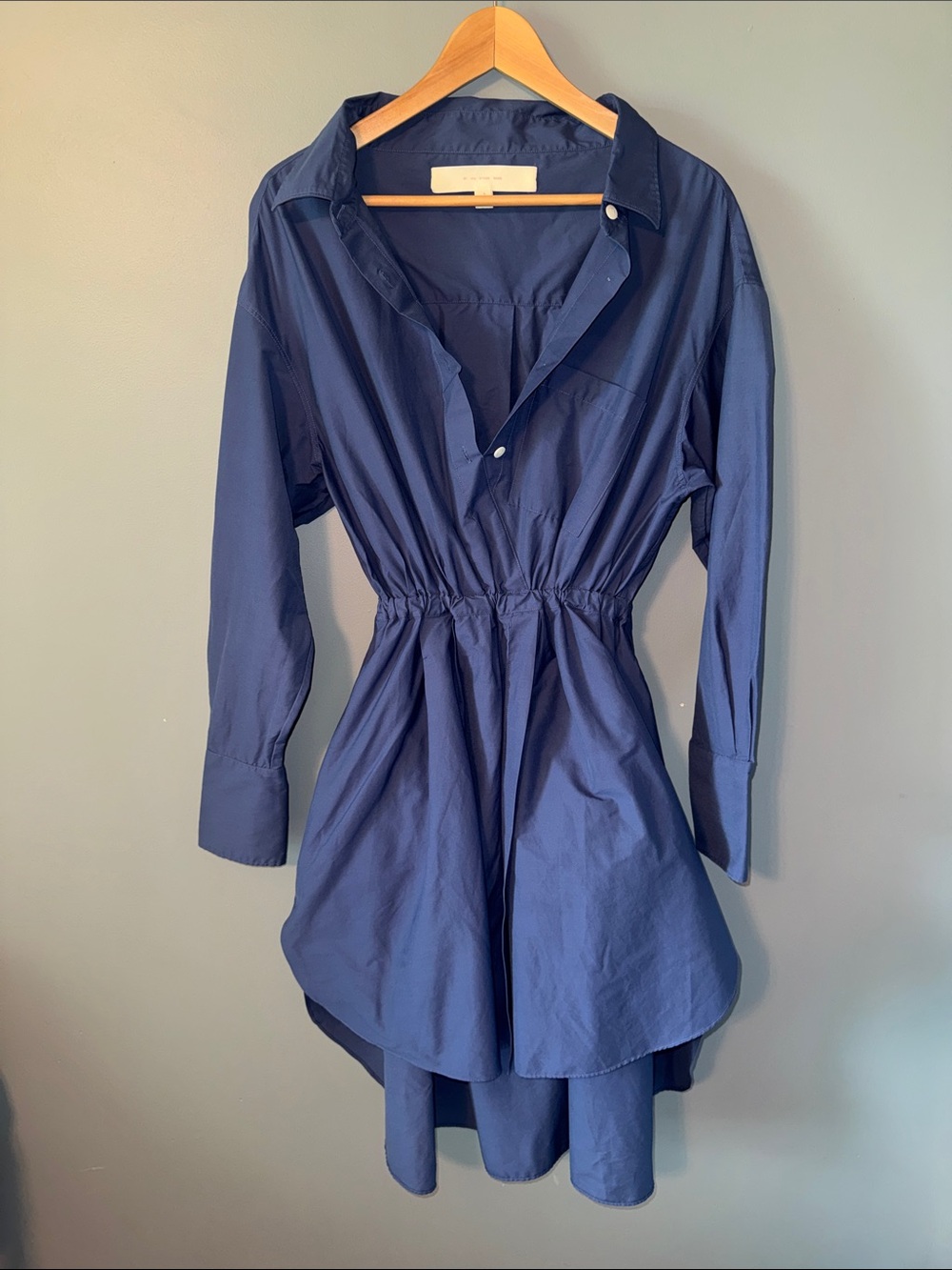 By Any Other Name BAON Off the Shoulder hi-low shirt  dress Rosie Assoulin
